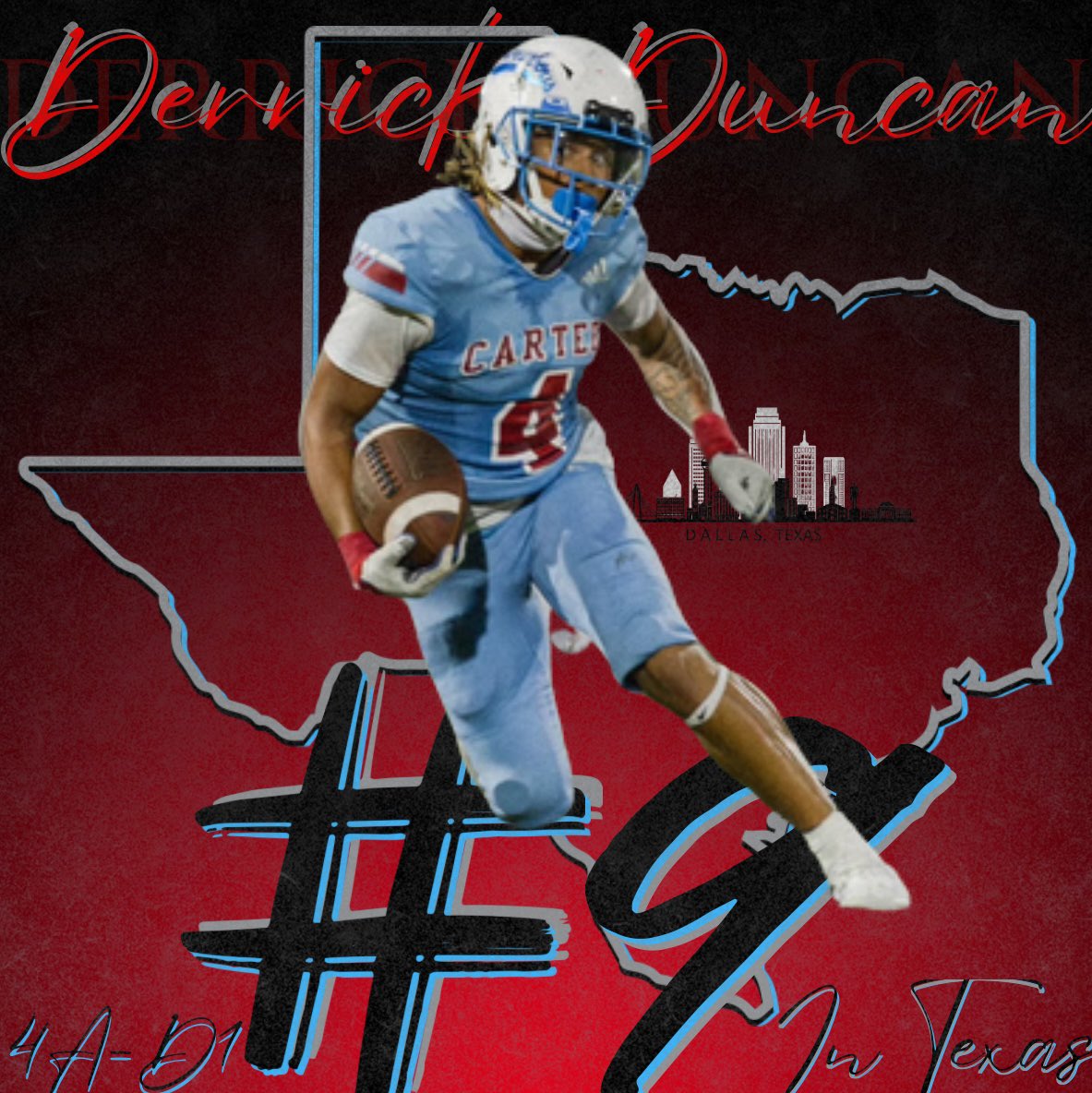 The Real CarterFb (@recruit1819) on Twitter photo Carter’s Very Own <a href="/D3RR1CKX/">Derrick “Redd” Duncan Jr 🔴</a>
Ranked #9 Overall in the State in 4A-D1 in TOTAL RETURN YARDS
Ranked #2 Overall in the District in
TOTAL RETURN YARDS
Can’t wait to see what records you break at the next level‼️
M.⛓️💥.B
<a href="/DerrickDuncanSr/">Derrick Duncan Sr</a> Carter’s Very Own <a href="/D3RR1CKX/">Derrick “Redd” Duncan Jr 🔴</a>
Ranked #9 Overall in the State in 4A-D1 in TOTAL RETURN YARDS
Ranked #2 Overall in the District in
TOTAL RETURN YARDS
Can’t wait to see what records you break at the next level‼️
M.⛓️💥.B
<a href="/DerrickDuncanSr/">Derrick Duncan Sr</a>
