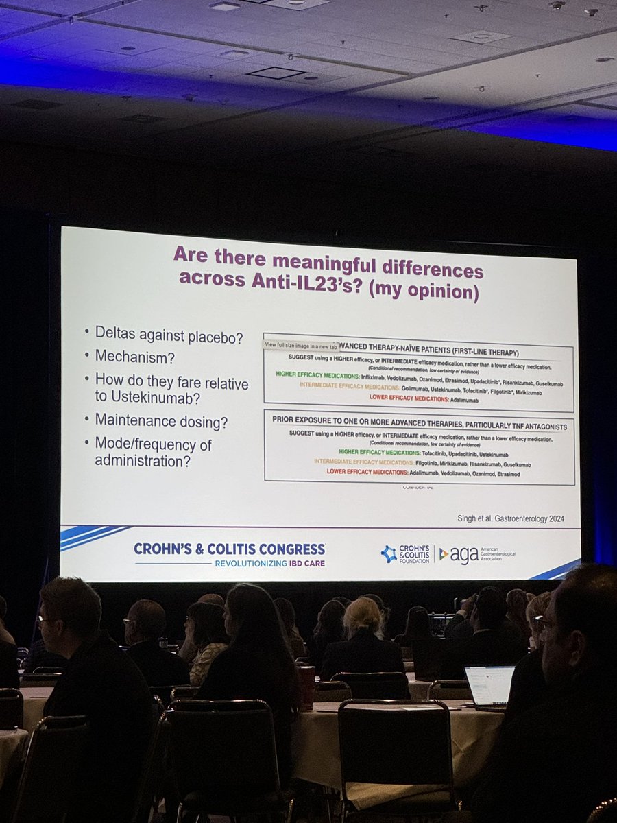 VoiceForIBD's tweet photo. So valuable to hear from @GilMelmedMD @MaiaKayalMD @EdBarnesMD @bkocharmd in #IBD A-Z, Part 1 at #CCCongress25 - highlighting various treatments available & clinician considerations for #IBDpatients https://t.co/LRUWD998Zu