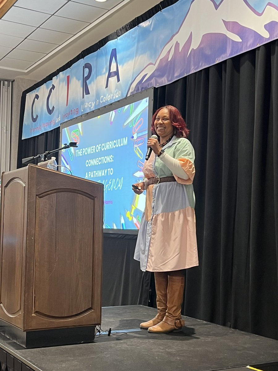 CCIRA (@coloradoreading) on Twitter photo The 2025 CCIRA Conference on Literacy is off to a great start with Towanda Harris! Thank you for sharing your lessons learned! <a href="/drtharris/">Dr. Towanda Harris ON BLUESKY</a> #ccira25 #ccira2025 The 2025 CCIRA Conference on Literacy is off to a great start with Towanda Harris! Thank you for sharing your lessons learned! <a href="/drtharris/">Dr. Towanda Harris ON BLUESKY</a> #ccira25 #ccira2025