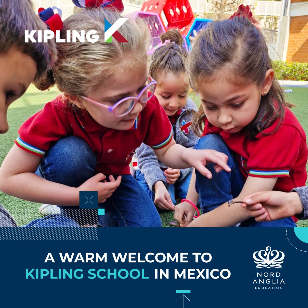 NAEducation's tweet image. All of us at Nord Anglia are delighted to welcome Kipling School in Mexico City to our global family of schools.
Kipling School is known for its outstanding teaching and learning, which foster students’ global mindedness.
A very warm welcome to all!