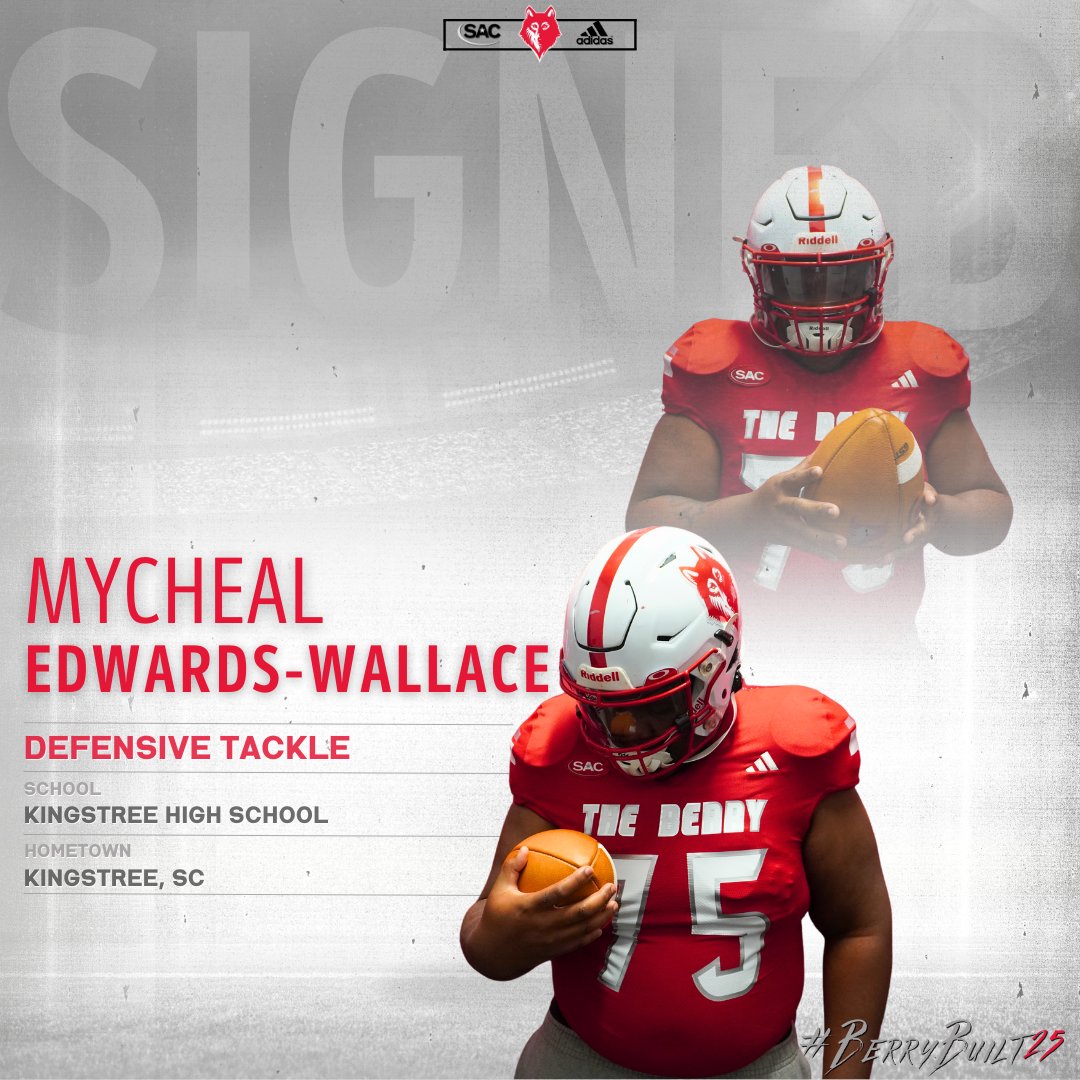Newberry College Football (@newberry_fb) on Twitter photo ðºð°ð®ðµð¬ð«. ðºð¬ðšð³ð¬ð«. ð«ð¬ð³ð°ðœð¬ð¹ð¬ð«.âïž
<a href="/mycheal_wallace/">Mycheal Wallace</a> is officially part of the packâŒïž
#BerryBuilt25 | #WeAreOneðº ðºð°ð®ðµð¬ð«. ðºð¬ðšð³ð¬ð«. ð«ð¬ð³ð°ðœð¬ð¹ð¬ð«.âïž
<a href="/mycheal_wallace/">Mycheal Wallace</a> is officially part of the packâŒïž
#BerryBuilt25 | #WeAreOneðº