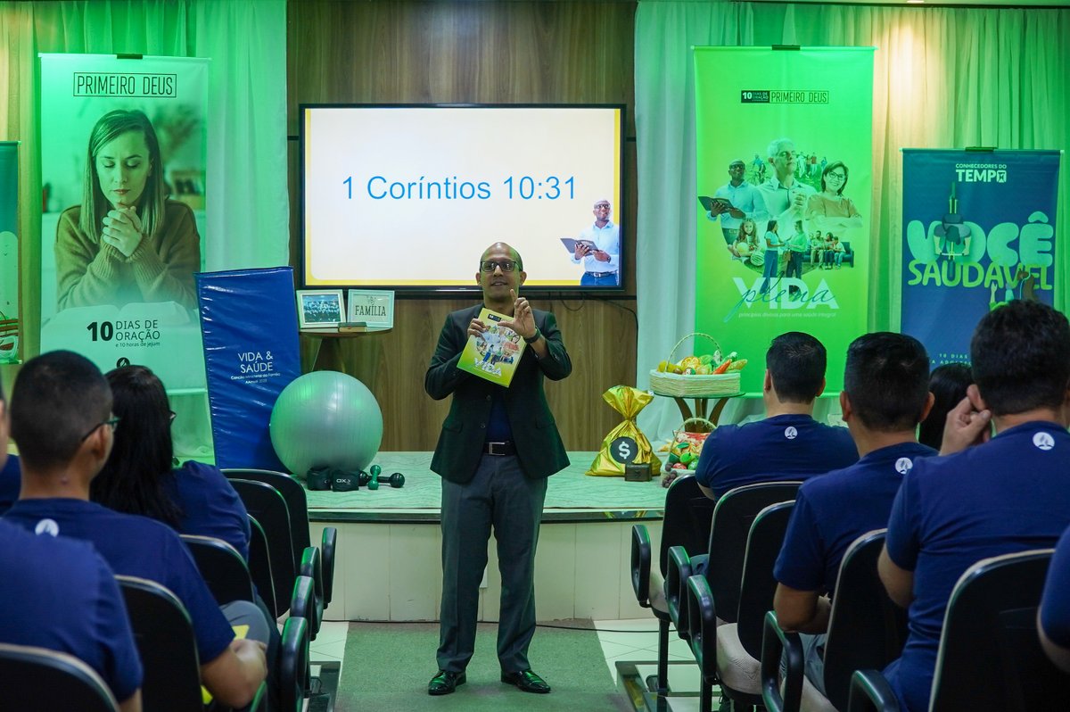 Nesta quinta-feira realizamos o Lançamento dos 10 dias de oração em nossa sede administrativa.