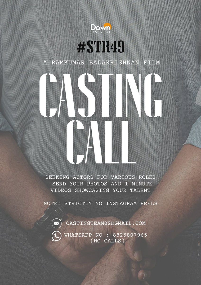 Casting Call Updates tweet media