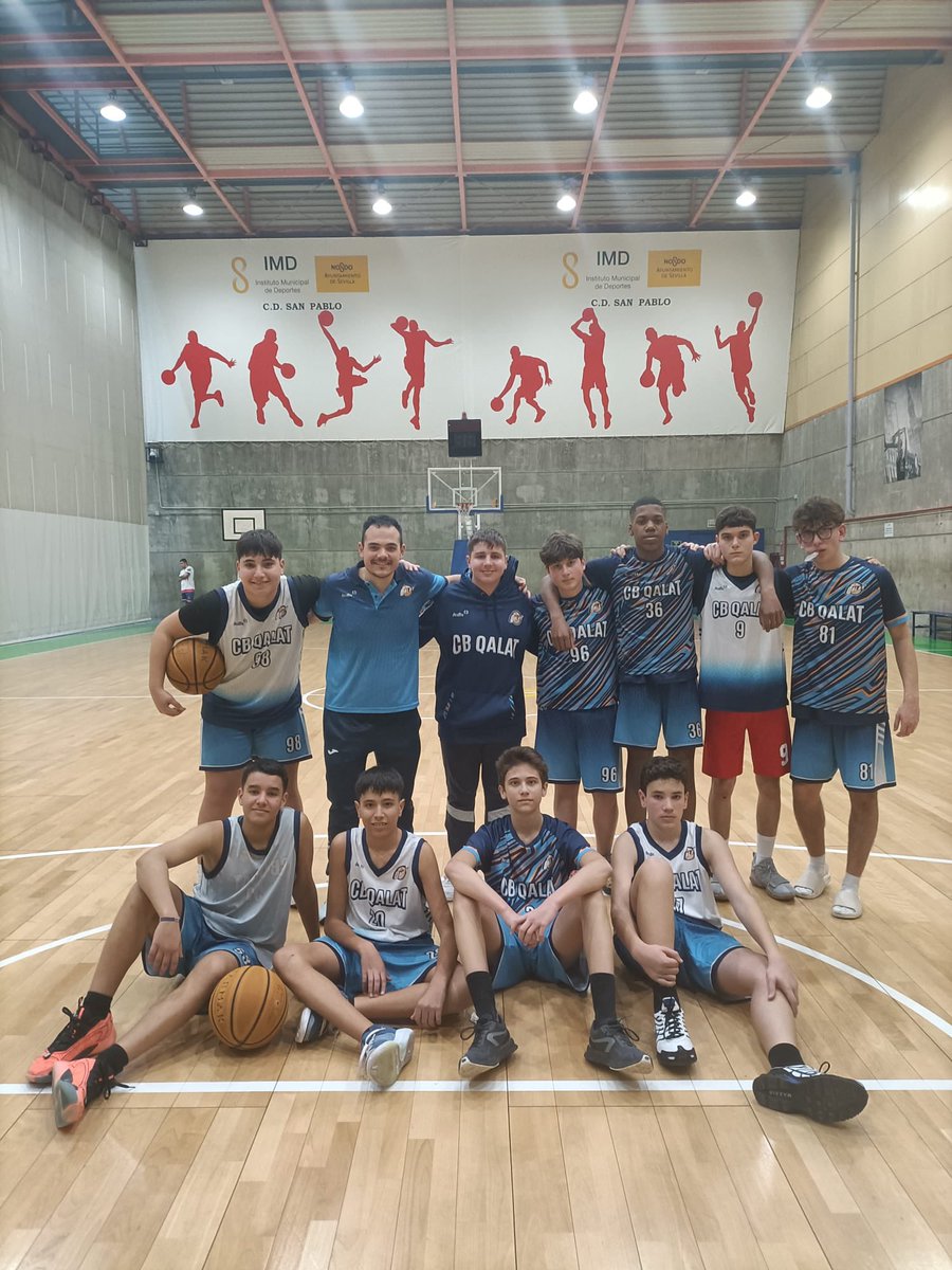 Derrota de nuestro CAD⚪️, que a pesar de la misma, se deja todo en la pista. Toca seguir trabajando. #goqalat💪🏻💙🏀