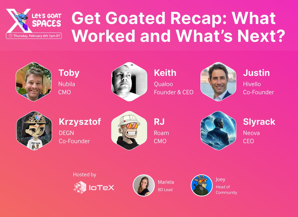 🚨 TODAY at 1PM EST! 🚨

What’s next for the hottest new DePIN projects? We’re breaking down the biggest campaign in DePIN history, the power of community and airdrops, and where the space is headed next.

Tune in: x.com/i/spaces/1lPJq…

Panelists:
<a href="/tskinnt/">Toby Skinner</a> – <a href="/nubilanetwork/">Nubila Network (mainnet arc)</a>