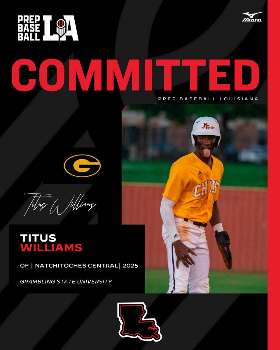 Congratulations to 2025 Titus Williams (Natchitoches Central HS) on his commitment to Grambling State University. Williams is the 5️⃣0️⃣th commit from our Top Prospect Games last summer. #BeSeen

<a href="/AlexArmandPBR/">Alex Armand</a> | <a href="/Tyler__Leary/">Tyler Leary</a>

👤 loom.ly/WpK1drU