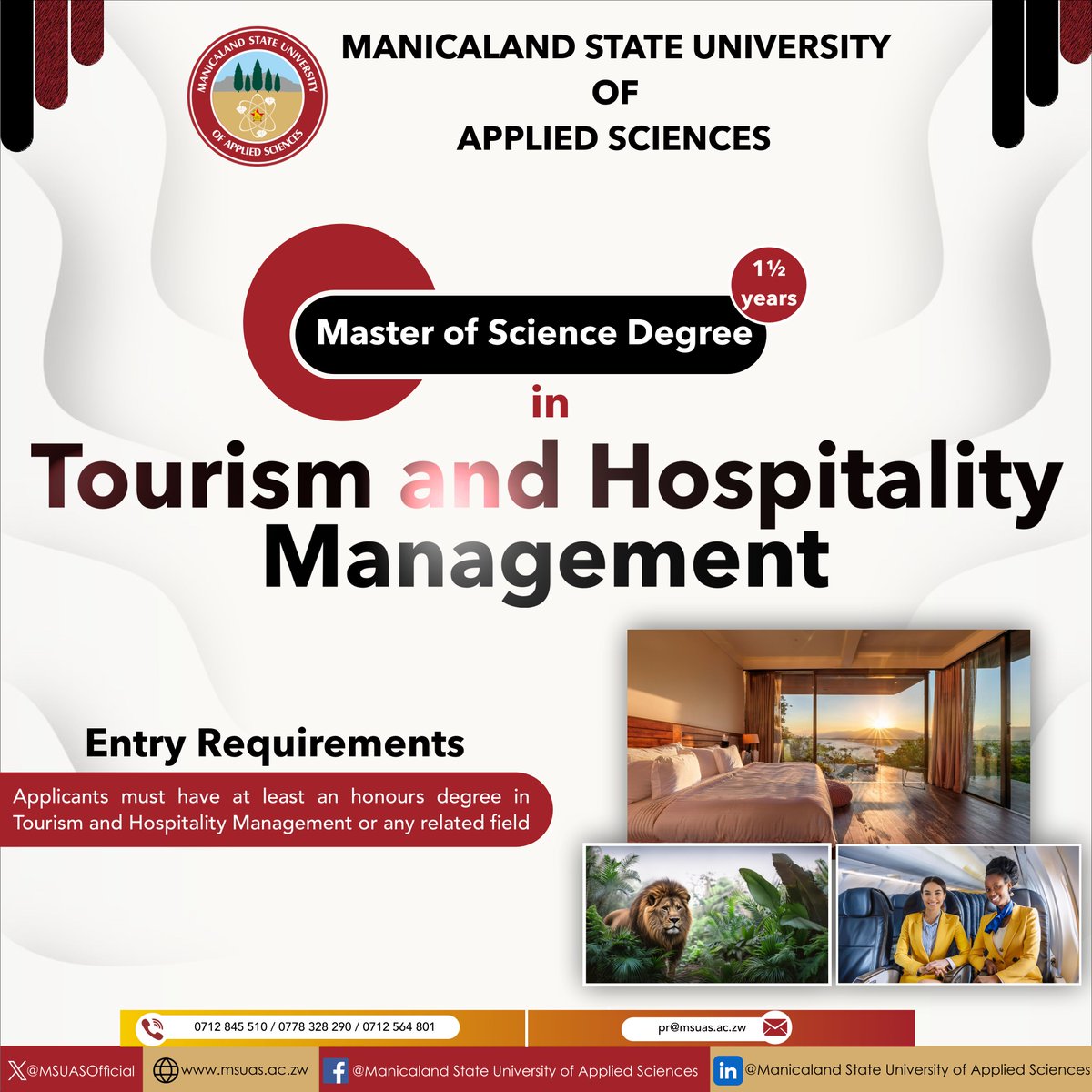 Ready  to take your career to the next level? Enroll in our Master's degree  program and gain the advanced knowledge as well as skills you need to  succeed.