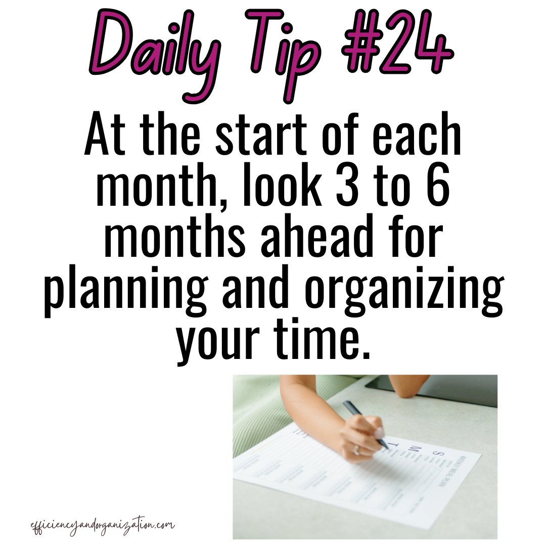 DrRHernandez's tweet image. At the start of each month, look 3 to 6 months ahead for planning and organizing your time.  It's a great time management strategy to decide how you'll spend your time in the months ahead to be as prepared as possible (backward planning).

#backwardplanning #planning
