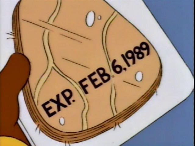 fourfingerpod's tweet image. Happy 36th anniversary to Apu's expired ham.