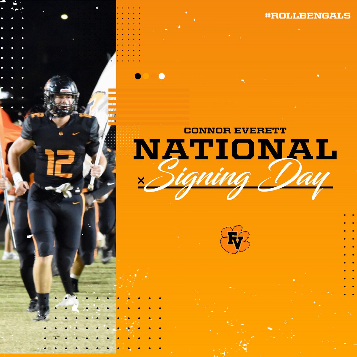 Congrats to our guy <a href="/CEverett2025/">Connor Everett</a> on signing yesterday with <a href="/NCCUrecruiting/">NC CENTRAL FB | RECRUITING</a> 
Go be great! #rollbengals