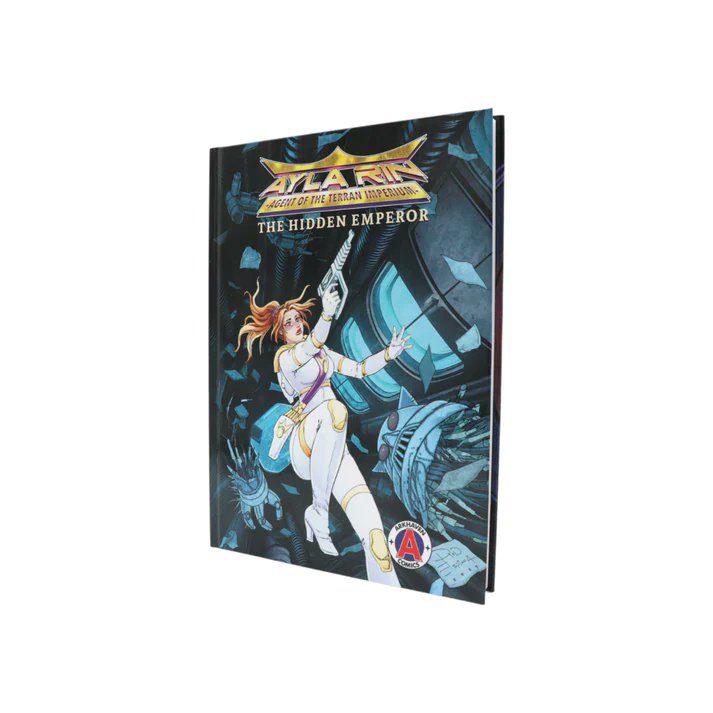 NDMExpress's tweet image. THE HIDDEN EMPEROR by @jondelarroz is now available at NDM!

"Something is amiss with the Emperor of Mankind. Ayla Rin discovers he's been replaced by a clone who's intentionally sabotaging the Imperium on behalf of the evil Scorpio Alliance!"

ndmexpress.com/products/the-h…