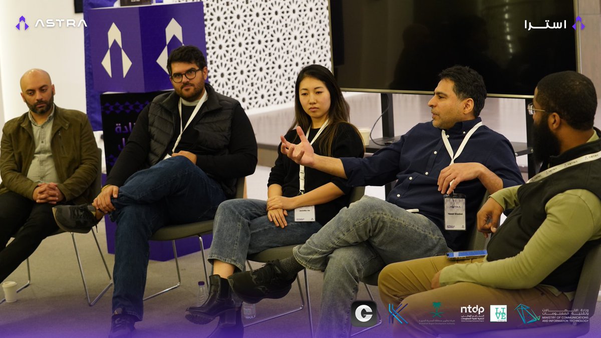 AstraSaudi's tweet photo. On the fifth and final day of the Astra AI Product Leadership BootCamp, speakers participated in a panel discussion focused on key takeaways, practical frameworks, and the next steps for AI strategies.

The session featured Sherif Maktabi, Jennifer He, Yasser Shaaban, and Saad Ansari, moderated by Sidney Scott.

The panelists reflected on the most valuable lessons learned, provided clear frameworks for guiding AI strategies, and highlighted practical steps to ensure successful implementation and sustainable innovation.