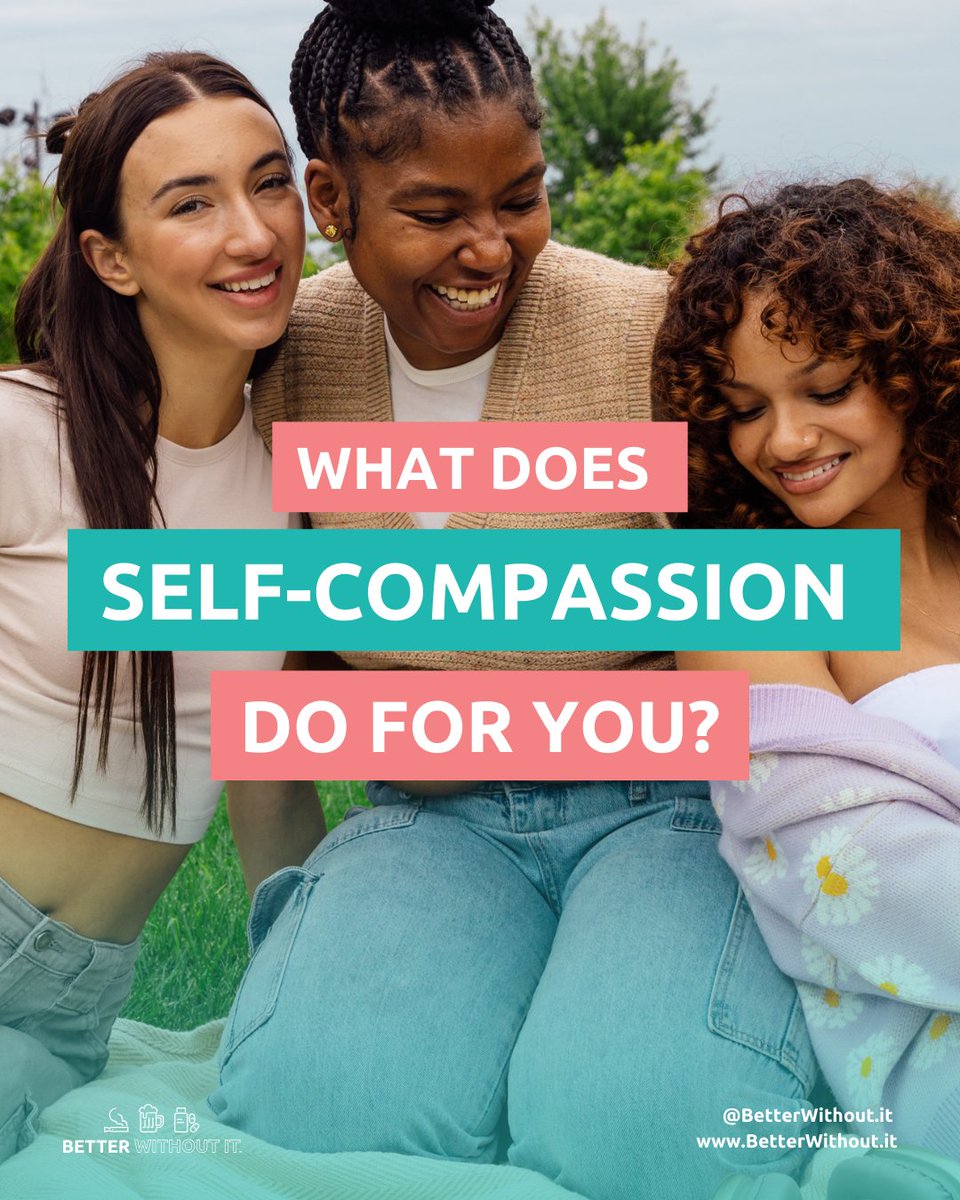 BetterWithoutIt's tweet photo. When you practice self-compassion, you're building a more wholesome version of yourself! (Pt.1)💫

Whether it's being kind to yourself when you fall short, or empathizing with a friend, your compassion makes a difference. 🩷

Follow @betterwithout.it for more growth tips! https://t.co/XQ1cK1xbcx
