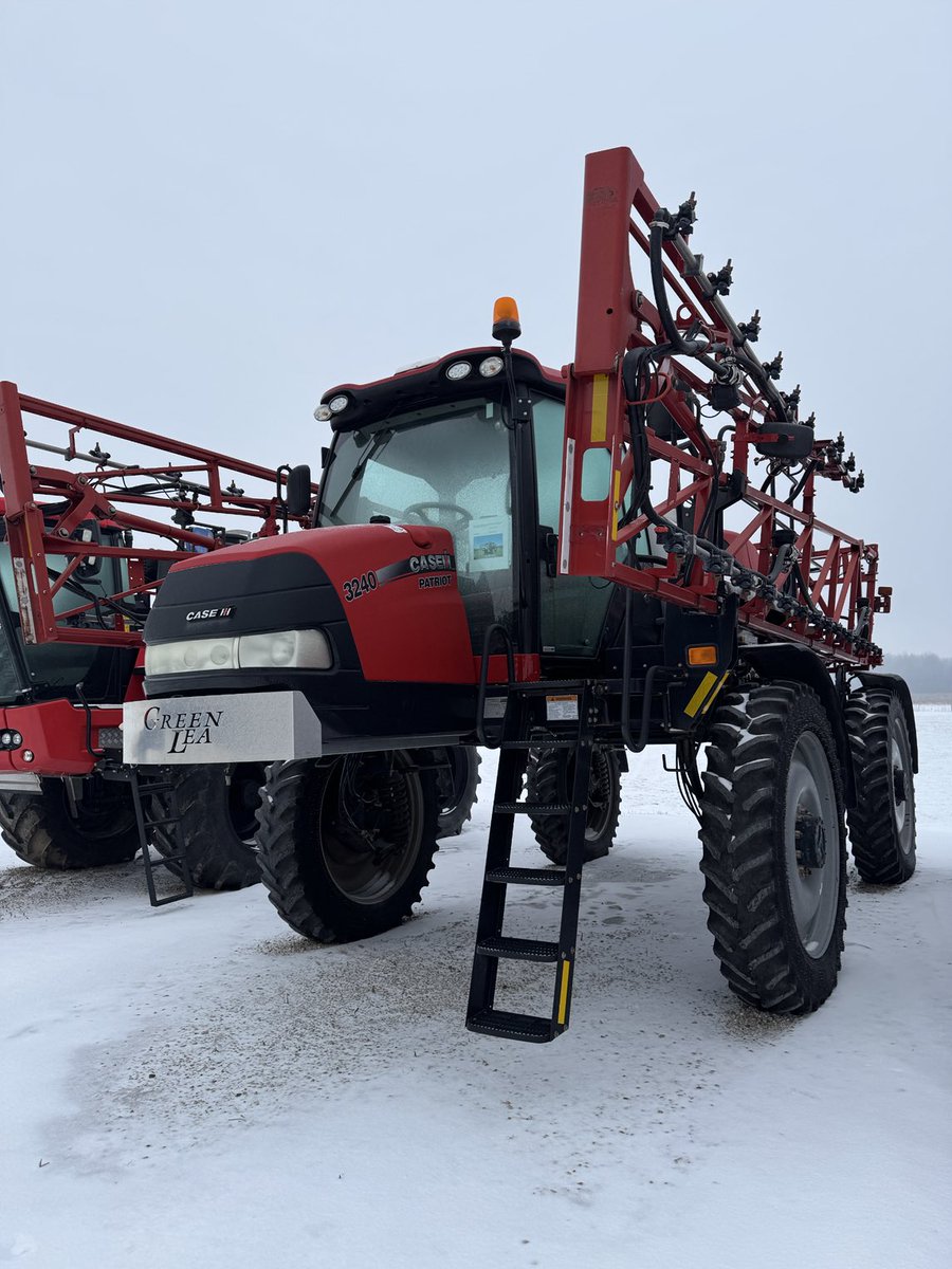 2019 Case IH Patriot 3240, 2160 hours, 90’ boom, Pro 700 controller, 380/90R46 tires, luxury cab, accuguide, auto boom, 800 gallon SS Tank, excellent condition.  $240,000.00 cdn