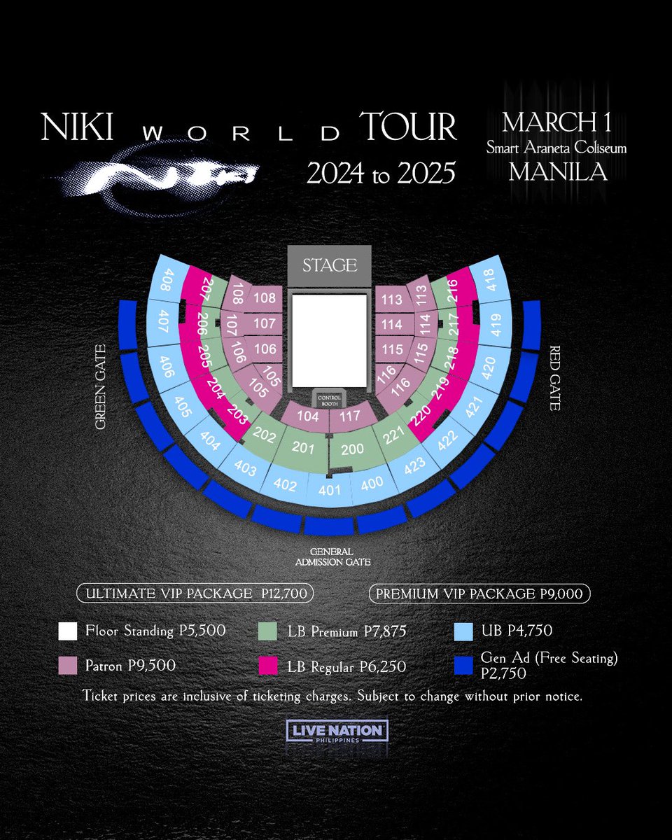 livenationph's tweet photo. Missed out on tickets for NIKI: Buzz World Tour in Manila? We got you! Due to high demand, we’re selling additional seats✨

📅 Feb 11 & 12 – SM Mall of Asia Arena
✨https://t.co/Q01XeRKqCJ and SM Tickets outlets
📅 March 1 – Smart Araneta Coliseum
✨https://t.co/i8E3P2Vnxm and TicketNet outlets

Act fast before they’re gone! Tickets will be on sale starting tomorrow, February 7, at 12 PM.

#NIKIWorldTourPH