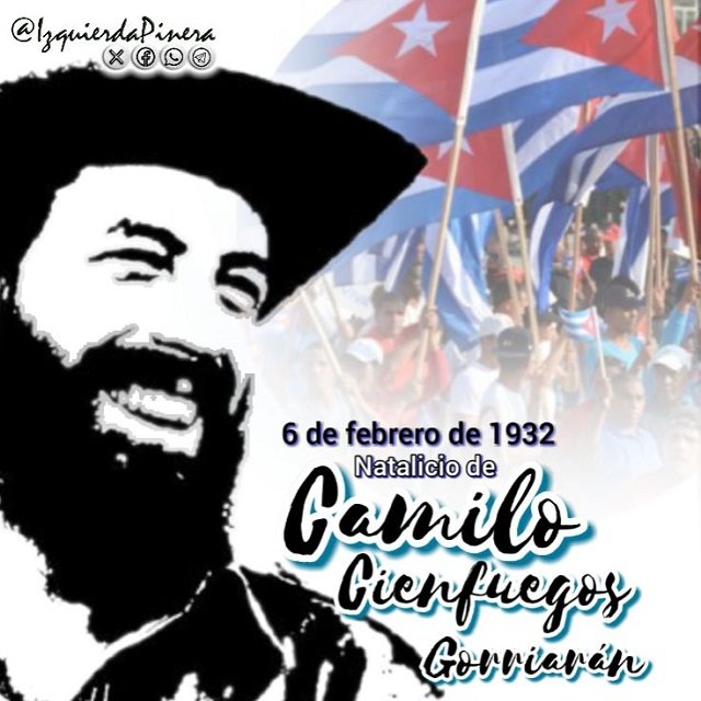 Camilo Cienfuegos Gorriaran el Señor de la Vanguardia 
#DGERanchuelo <a href="/camilovive9/">camilo cienfuego</a>
 <a href="/CubaMined/">MINED</a>  <a href="/coralia_saez/">Coralia Ruiz Sàez</a> <a href="/FarinaEstevez/">Yoandry Fariña Estévez</a> <a href="/Dme_Ranchuelo/">DME RANCHUELO</a>  <a href="/MenendezRiveros/">Carlos Rivero Menéndez</a> <a href="/dpevillaclara/">DGEP Villa Clara</a> <a href="/Yamilet50088609/">Yamilet Herrera</a>
