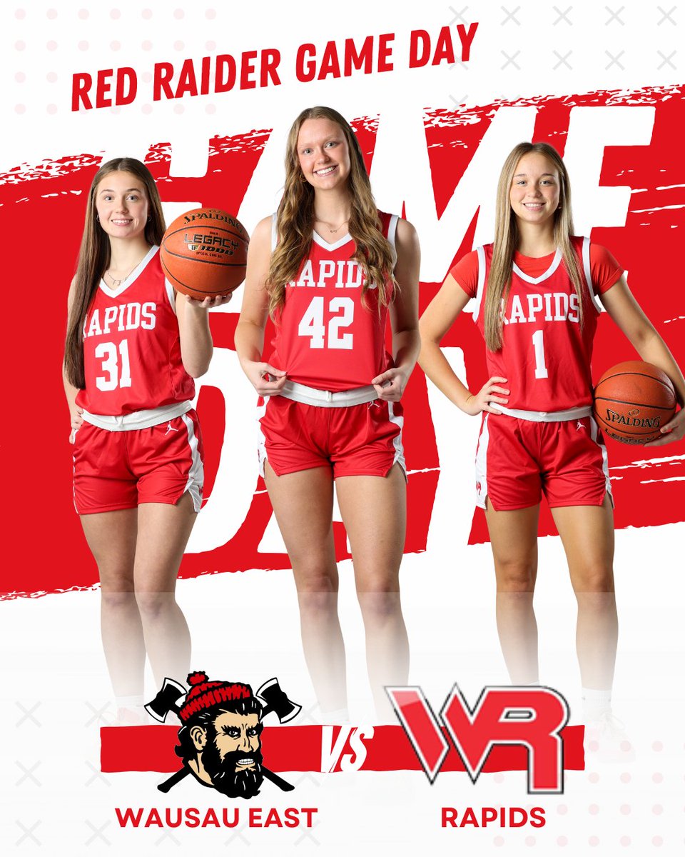 WR Girls Hoops (@wrgirlshoops) on Twitter photo 🚨🚨 GAME DAY!! 🚨🚨
Our Red Raiders are back in action tonight as they face the Wausau East Lumberjacks.
🏫 At Lincoln High School
⏰ Varsity at 7:15
📺 wrps.org/livestream/
🎟️ gofan.co/event/2206800?…
📢 3rd & 4th grade introduction night 🚨🚨 GAME DAY!! 🚨🚨
Our Red Raiders are back in action tonight as they face the Wausau East Lumberjacks.
🏫 At Lincoln High School
⏰ Varsity at 7:15
📺 wrps.org/livestream/
🎟️ gofan.co/event/2206800?…
📢 3rd & 4th grade introduction night