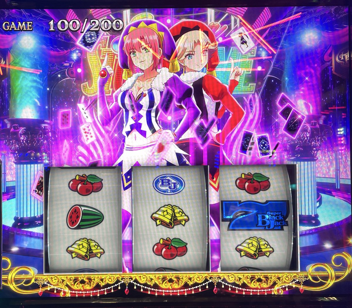 merimeri1143's tweet photo. スーパーブラックジャック完全破壊完了！🃏✨
スーパーストックタイムwithリナも引けて嬉しー！😆
投23k回168k
+145k♦️♠️♥️♣️ https://t.co/TLlcXpKYg5