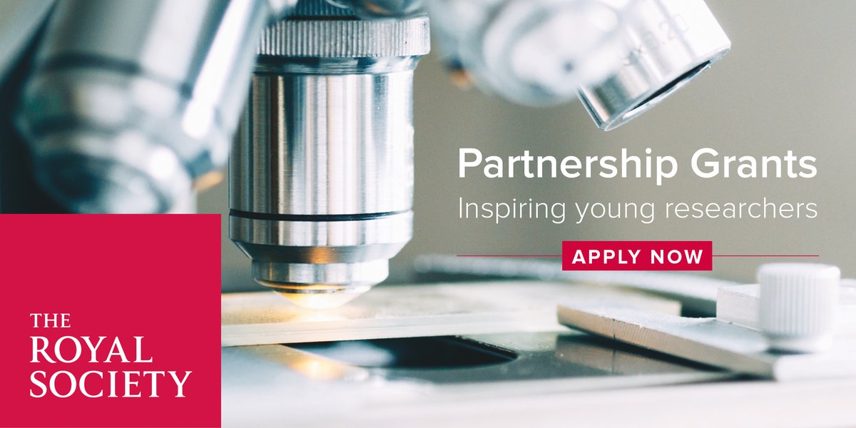 The #PartnershipGrants scheme is now open to applicants from UK schools and colleges. Secure up to £3000 of funding to run a STEM-based project in partnership with a STEM professional.