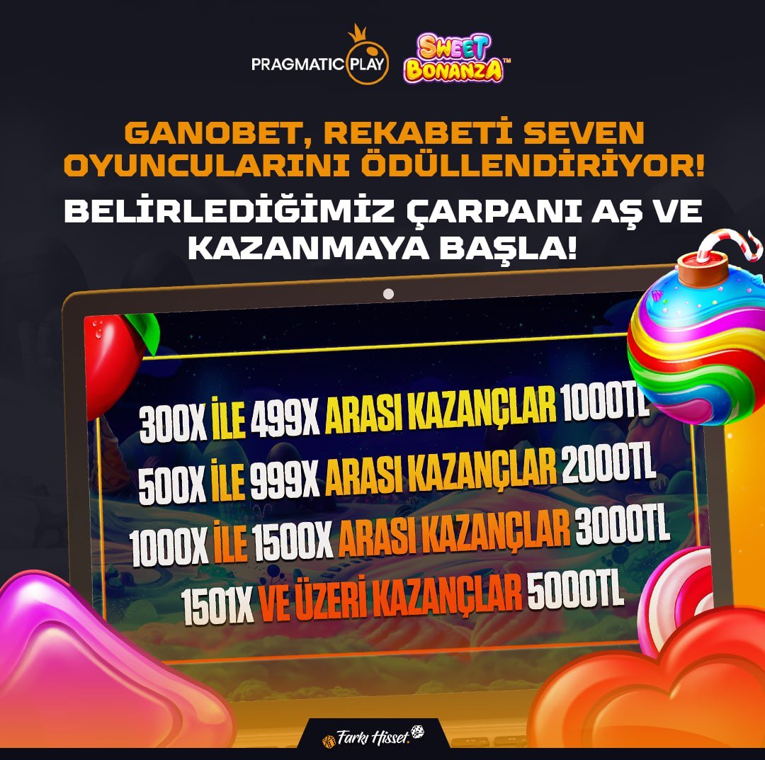 GANOBET TWİTTER RT ETKİNLİĞİ!
Yapman gerekenler;
✅RT Yap
✅3 Arkadaşını etiketle
✅Kullanıcı adını gönderinin altına yaz

500₺ Pragmatic Play Bonusu Senin Olsun!

-15 Gün içerisinde en az 500₺ yatırımınız olmalıdır.
-Son işleminiz sm ödülü olmamalıdır.
-Son katılım 7 Şubat