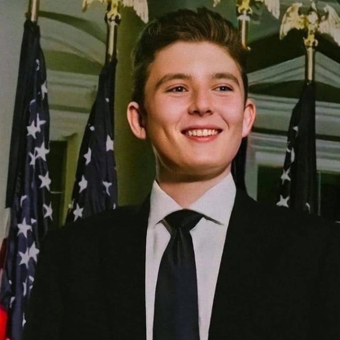 Introducing $AFK, America’s favorite kid and future president in the making! With his charm and cool demeanor, Barron is winning hearts and showing leadership potential. 
Remember, he played a key role in securing his father’s election win, greatness runs in the family! 

#AFK