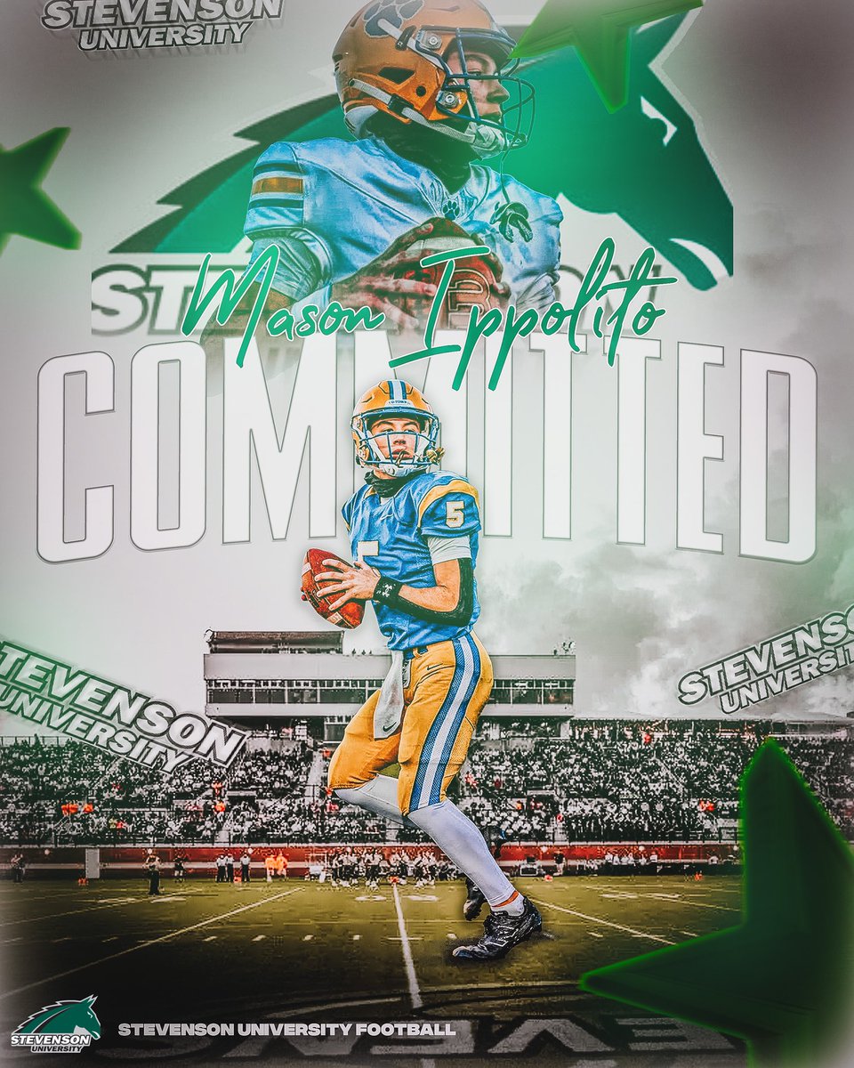 Thankful to be continuing my academic and athletic career at Stevenson. I would like to thank God and all of my friends,family, and coaches that helped me get to where I am today. Go Mustangs🐎🟢🟢
