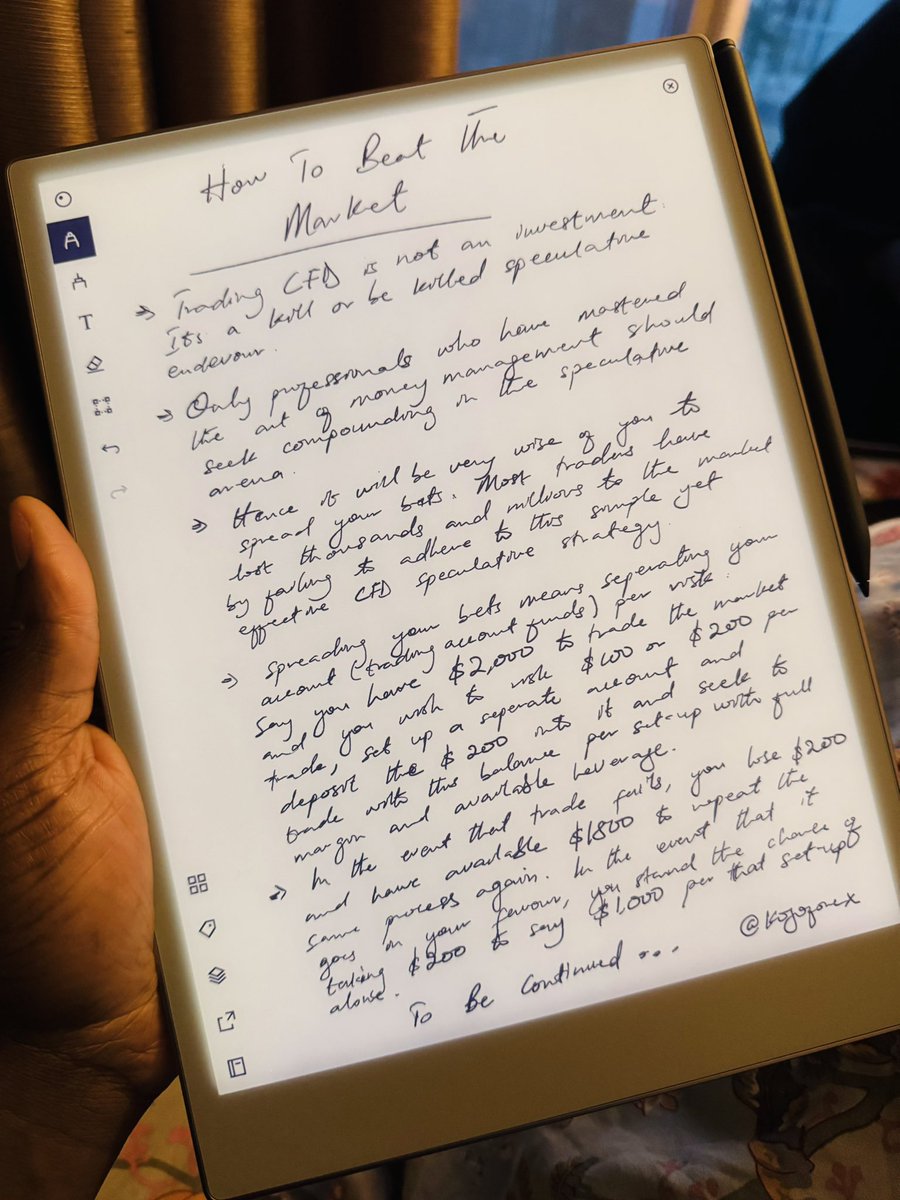 KojoForex's tweet image. Simple but effective way to turn the odds in your Favor Speculating in CFD!!