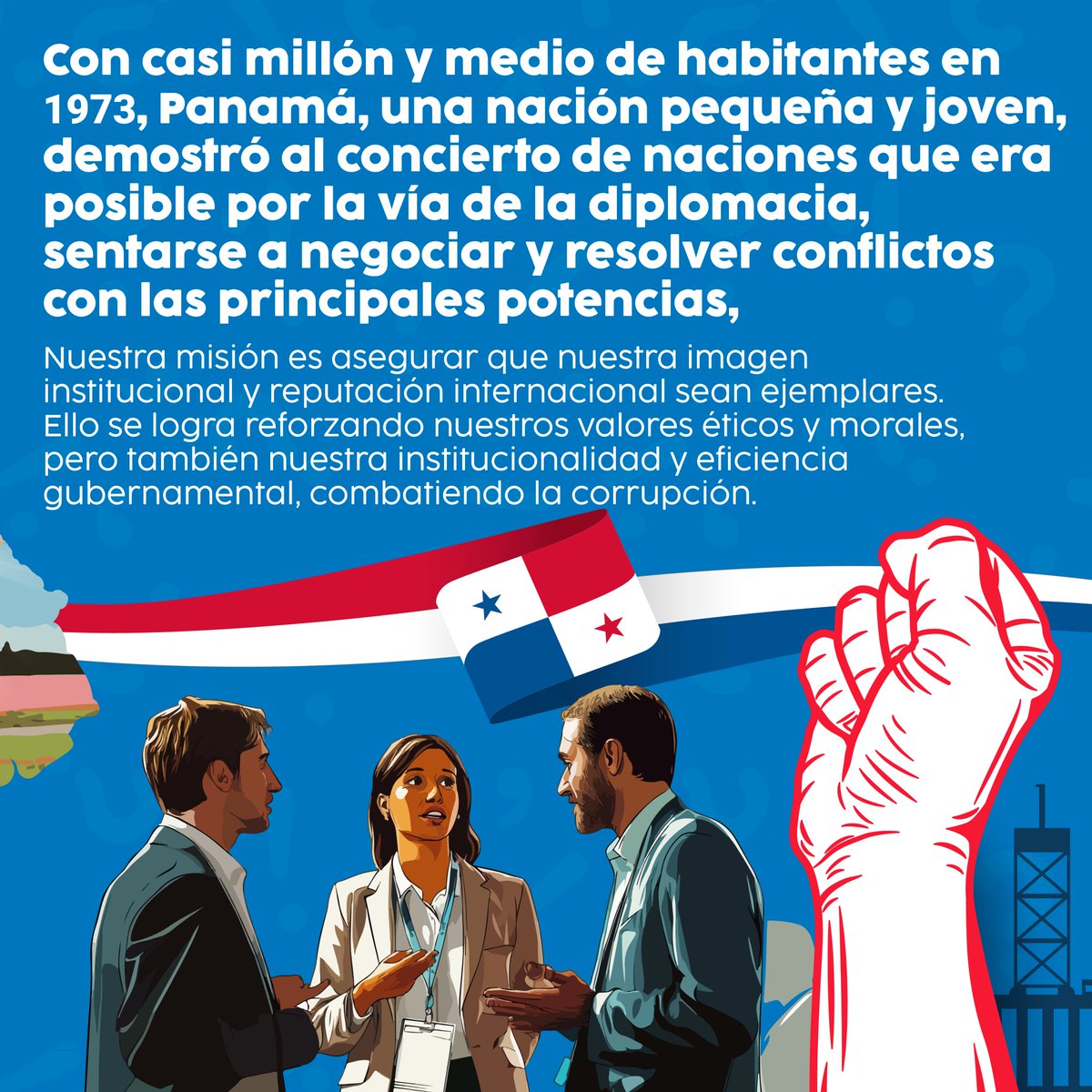 JovenesUxLaE's tweet photo. . @MagdielTorres, miembro de @jovenesuxlae, analiza el papel geopolítico de Panamá 🌎 en su artículo 📰 Panamá, epicentro geopolítico de las Américas 🗞️

https://t.co/QJlLbyLI64

#HablemosDeEducación #IncidePanamá https://t.co/PNO12mtMbD