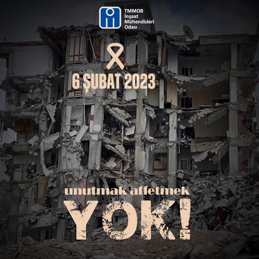 ⚫️ 6 Şubat Depremlerinin 2. Yılı: 
Türkiye Sıradaki Afeti Çaresizce Beklemektedir! Sorumlular Bir An Önce Harekete Geçmelidir❗️