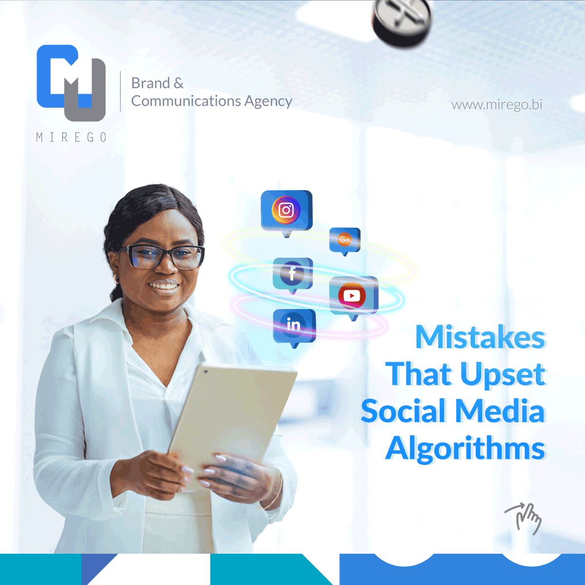 Mirego_Africa's tweet photo. Want to stay visible on social media? Avoid these common algorithm mistakes and make sure your content gets the reach it deserves.
#stayvisible #socialmedia #commonalgorithmmistakes #contentreach https://t.co/SMSmr0bFV6