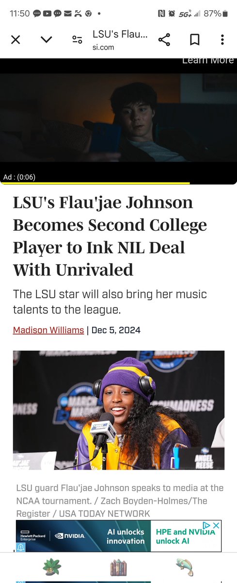 myshears2U's tweet photo. @trendyhoopstars She can't play in college next season because she had already agreed to play in Unrivaled next season. https://t.co/rt6Ekvq651