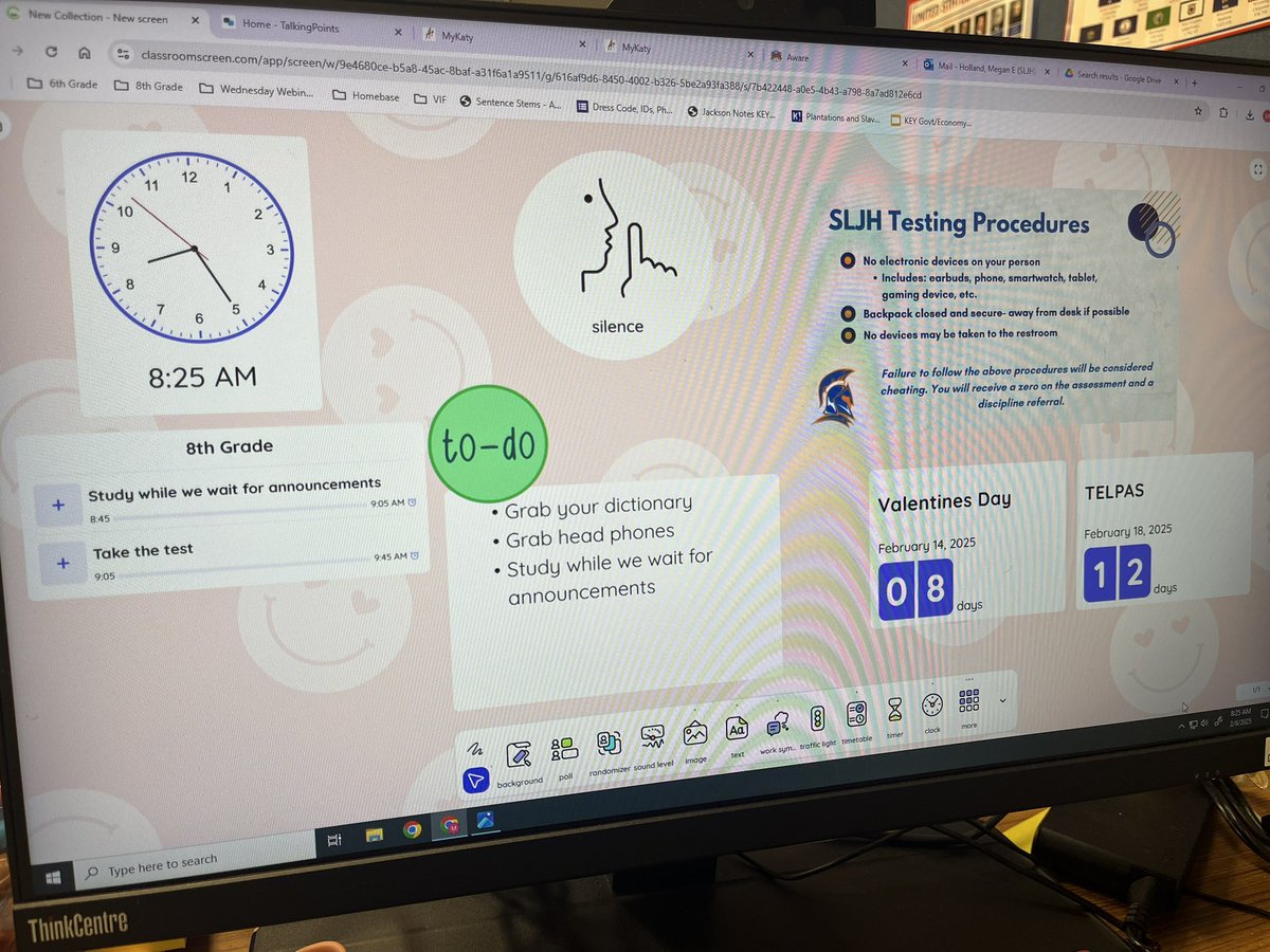 Megan Holland (@mshollandmed) on Twitter photo I know I’m behind on the times but I just discovered classroom screen and it’s so cute! I can even add our SLJH testing procedures. My EB 6th graders yesterday were all about copying the silent symbol lol <a href="/SLJHSpartans/">SLJH Spartans</a> <a href="/Classroomscreen/">Classroomscreen</a> I know I’m behind on the times but I just discovered classroom screen and it’s so cute! I can even add our SLJH testing procedures. My EB 6th graders yesterday were all about copying the silent symbol lol <a href="/SLJHSpartans/">SLJH Spartans</a> <a href="/Classroomscreen/">Classroomscreen</a>