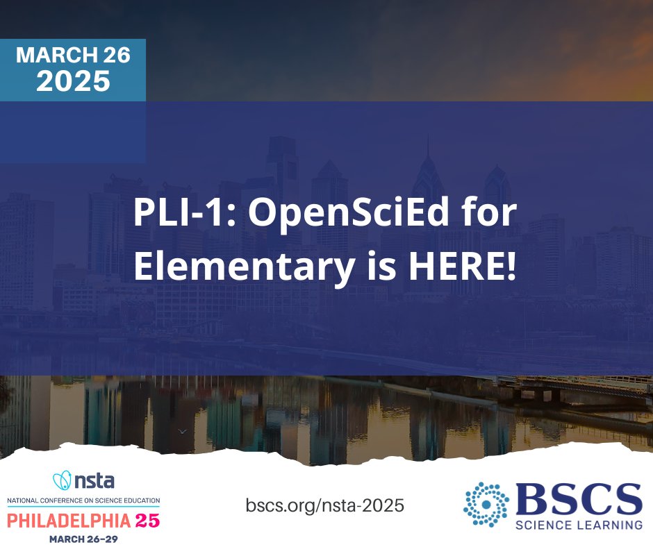 3/26 #NSTASpring25: Learn how <a href="/OpenSciEd/">OpenSciEd</a> Elementary’s instructional approach supports Ss in figuring out complex science issues in their world thru a coherent storyline. Details here: tinyurl.com/579ndchd Janna Mahfoud (<a href="/BSCSorg/">BSCS Science Learning</a>) Yanira Vazquez (<a href="/OpenSciEd/">OpenSciEd</a>) <a href="/SusanGomezZwiep/">Dr. Susan Gomez Zwiep</a>