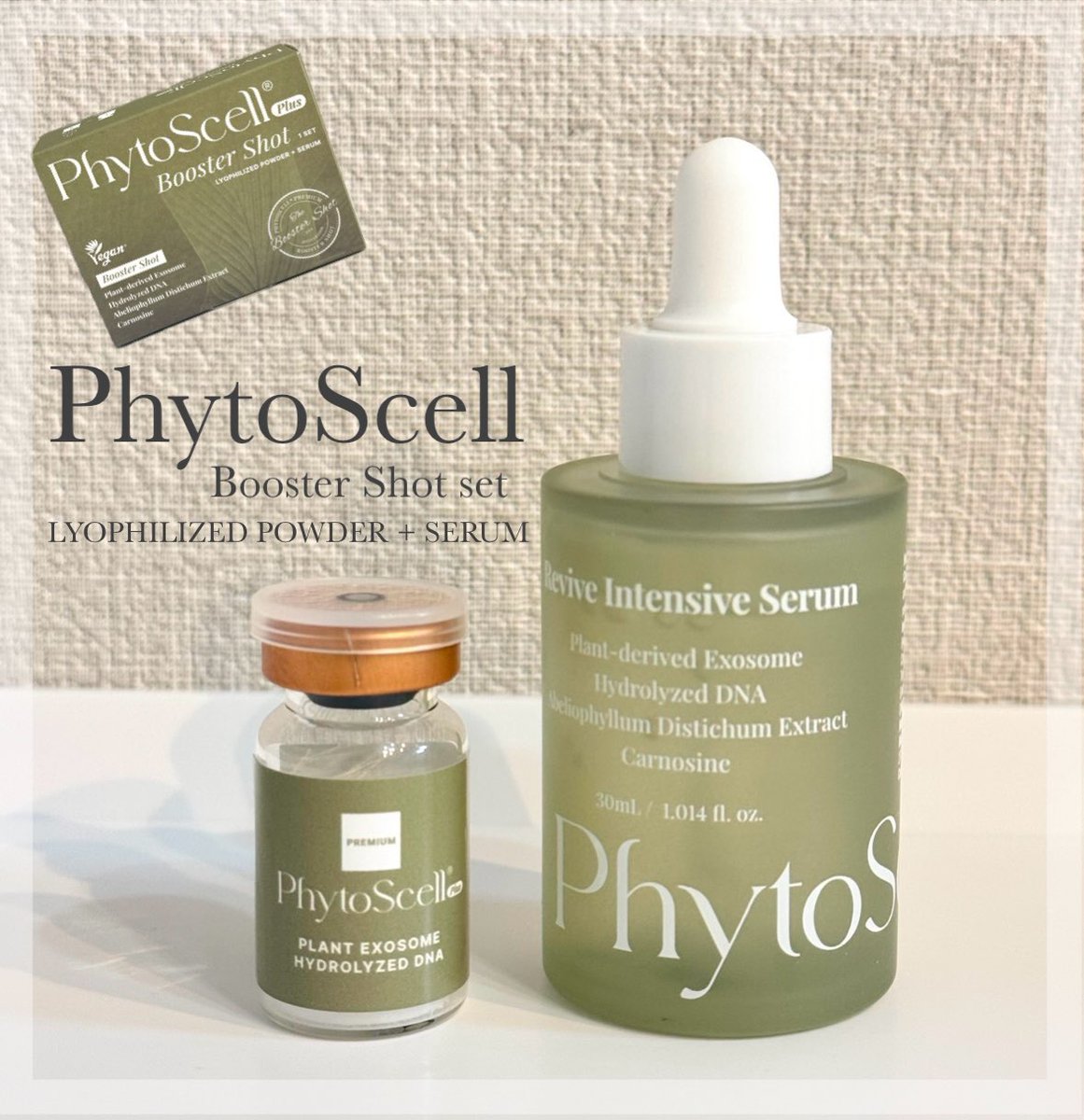 tomo_ka_cosme's tweet photo. #PR【TNS beauty Dr.blanc】
＼美容外科医が開発した韓国化粧品ブランド／
▷PhytoScellブースターショットセット
小瓶に入ったエクソソームパウダーと
セラムを混ぜて使用するタイプの美容液。
サラッとしたテクスチャーで肌馴染みよく
しっとり保湿感もありつつお肌に優しくて
守りのケアとして使いやすいです😌
乾燥や刺激が気になる季節にぴったり🫰

#韓国スキンケア
