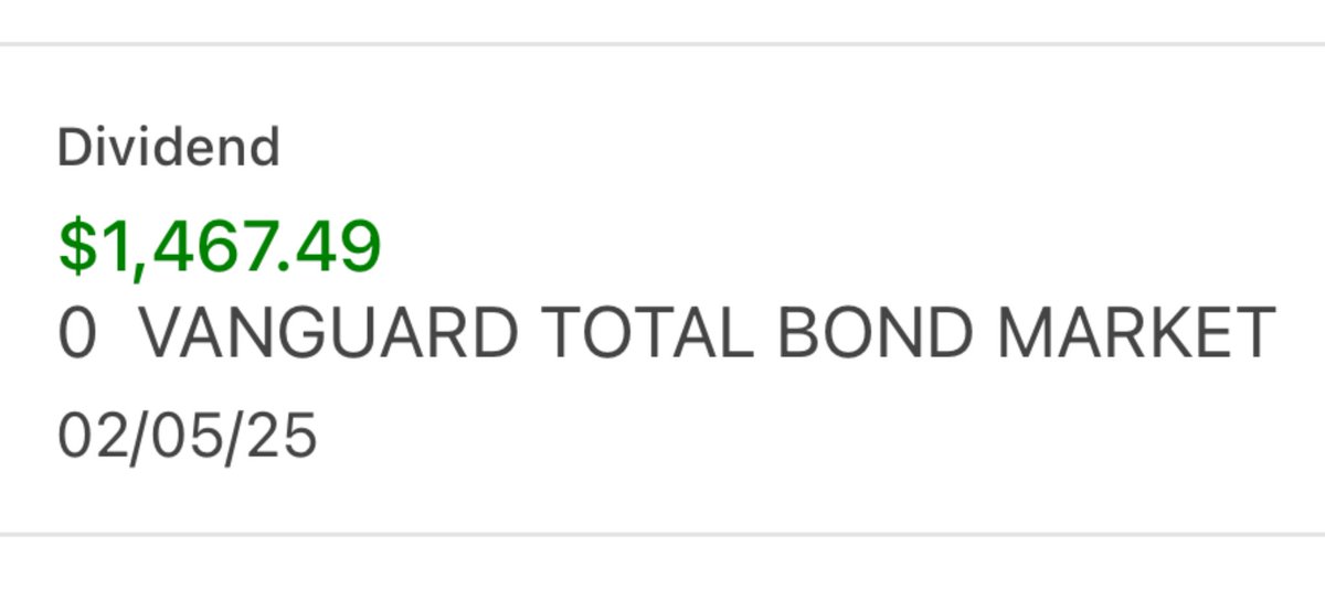 Nice dividend arrived overnight....