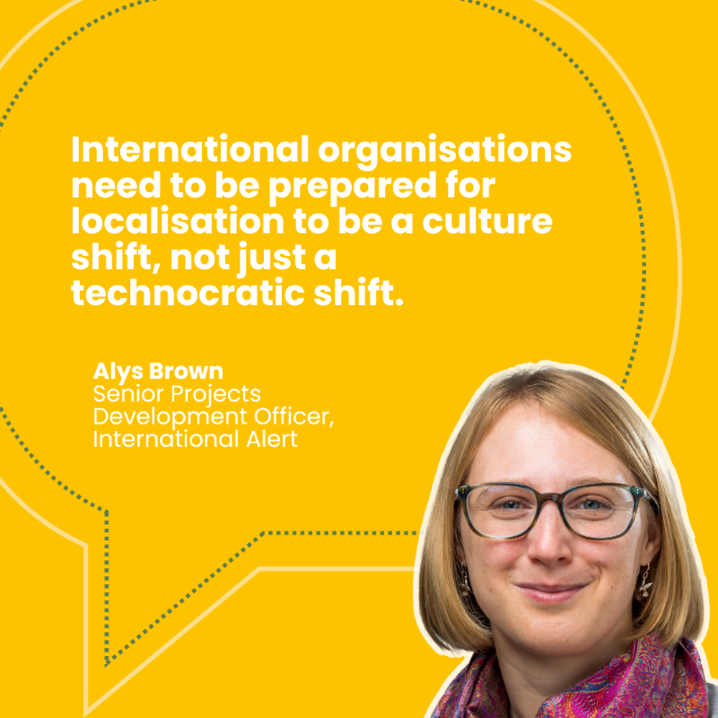 intalert's tweet photo. 🌍 "#Localisation is not an exit strategy" 

Our team and @MobaderoonSY share five insights to boost the efficiency of locally led #peacebuilding. 

Check our latest reports for more insights: https://t.co/K5hmRbs0Cf