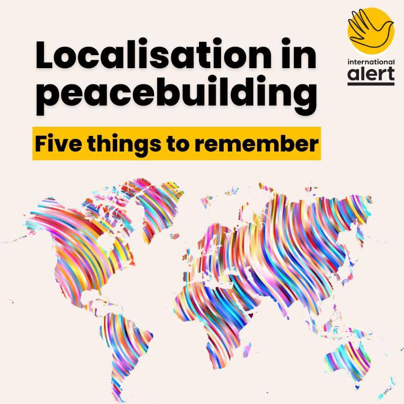 intalert's tweet photo. 🌍 "#Localisation is not an exit strategy" 

Our team and @MobaderoonSY share five insights to boost the efficiency of locally led #peacebuilding. 

Check our latest reports for more insights: https://t.co/K5hmRbs0Cf