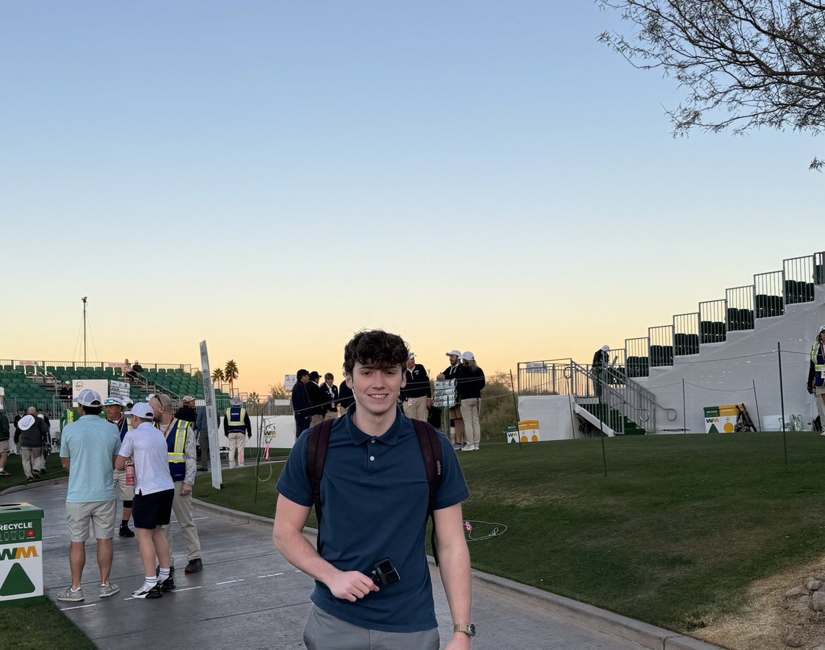 Jackson Shaw (@jaxrshaw) on Twitter photo Up bright and early working on a story with <a href="/MaxWilliams711/">Maxwell Williams</a> for <a href="/WMPhoenixOpen/">WM Phoenix Open</a> Thursday action🏌️♂️⛳️
<a href="/sportscronkite/">Cronkite News: Phoenix Sports</a> Up bright and early working on a story with <a href="/MaxWilliams711/">Maxwell Williams</a> for <a href="/WMPhoenixOpen/">WM Phoenix Open</a> Thursday action🏌️♂️⛳️
<a href="/sportscronkite/">Cronkite News: Phoenix Sports</a>