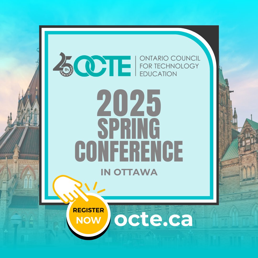 Join us May 8–10, 2025, at the Delta in Ottawa for exciting workshops, tours, &amp; networking with 500+ educators, counselors, administrators, community organizations &amp; industry leaders. 

 Early Bird: $615+HST (until April 1, 2025)
Visit ow.ly/JsFN50UUz7z to register today!
