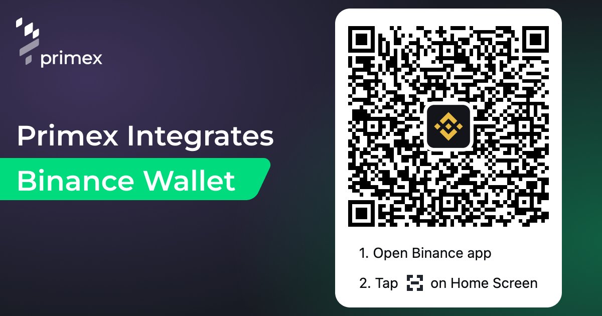 Primex Finance (@primex_official) on Twitter photo 🔶 Binance Wallet Now Supported on Primex! 🚀
We’re excited to announce that <a href="/BinanceWallet/">Binance Wallet</a> is now fully integrated with #Primex! This means Binance Wallet users can seamlessly connect to Primex and explore leveraged trading, yield farming, lending, $PMX staking, and earn 🔶 Binance Wallet Now Supported on Primex! 🚀
We’re excited to announce that <a href="/BinanceWallet/">Binance Wallet</a> is now fully integrated with #Primex! This means Binance Wallet users can seamlessly connect to Primex and explore leveraged trading, yield farming, lending, $PMX staking, and earn
