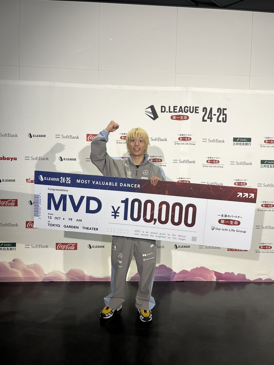 MVDとても嬉しい...！！
チームの進化を見せることが出来たROUND になったかなと思っています！
一歩ずつ前に進んで進化していくエイトロックスを今後も応援していただけると嬉しいです！
そして今日もみなさんの応援とても心強すぎました大好きですありがとうございました🫶🏻
#kose8rocks #ハチリプ