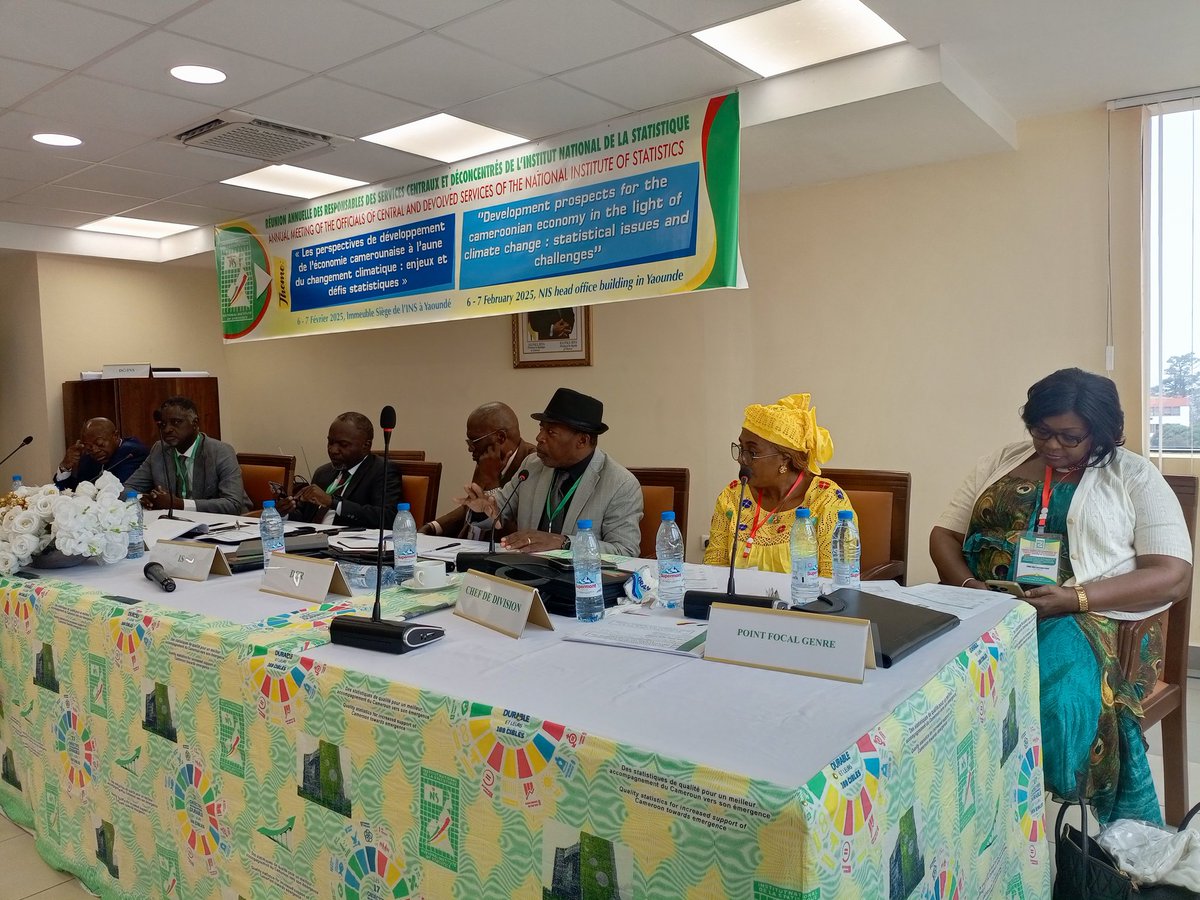 Réunion annuelle 2025 de l’INS : Le changement climatique au cœur des discussions – Institut National de la Statistique du Cameroun ins-cameroun.cm/reunion-annuel…