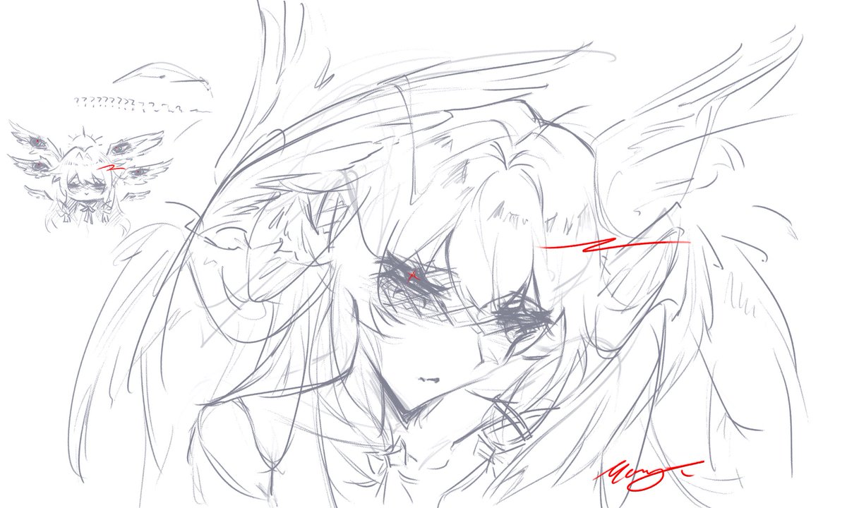 doodles in class.. save me I miss when drawing was fun………. … .. 
#columbina #genshinimpact