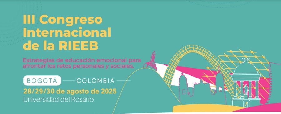 Convocatoria abierta para presentar papers y/o posters sobre buenas prácticas en educación emocional en el III Congreso Internacional de la RIEEB, del 28 al 30 de agosto de 2025 en la Universidad del Rosario, Bogotá.

Más información: urosario.edu.co/congreso-inter…
