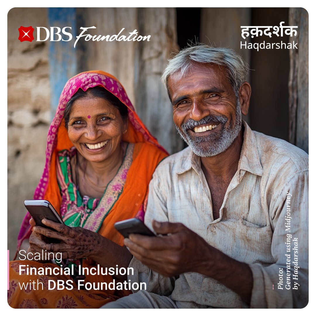 haqdarshak's tweet image. For over seven years, DBS Foundation (@dbsbank) and Haqdarshak have been working together to make financial and digital literacy more accessible to underserved communities.