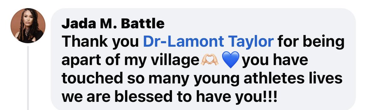 It’s young ladies like Jada Battle who touch me so much in their growth on and off the court it keeps me motivated to keep going even when I don’t want to. So proud of her frfr 🙌🏾