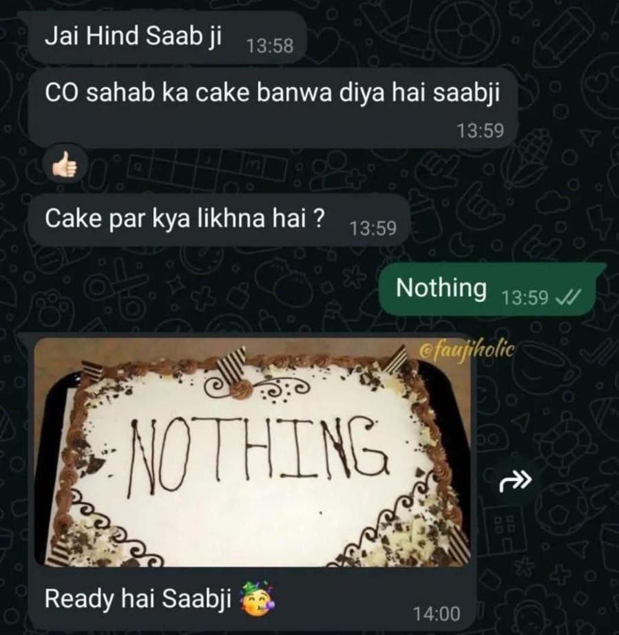 arjunbirsahi's tweet photo. Some #MilHumor ๐คฃ๐๐คช https://t.co/2f3rbv9Zin