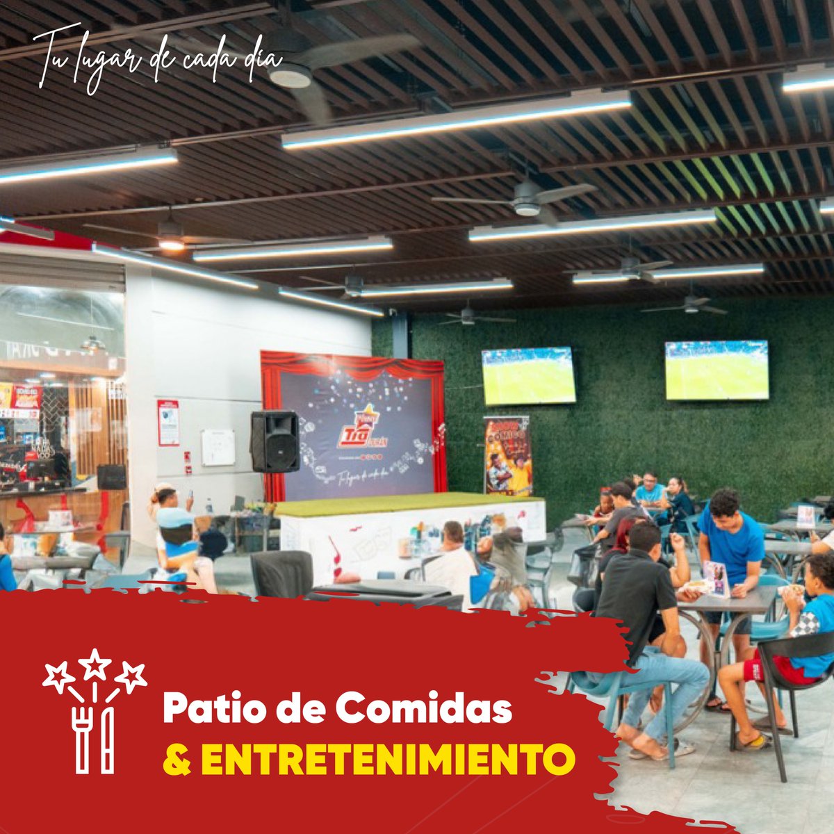 🛍️✨ ¡En Plaza TIA Durán, tu comodidad es nuestra prioridad! ✨🛍️

Disfruta de servicios gratuitos mientras realizas tus compras:
✅ Parqueo seguro 🚗
✅ WiFi gratis 📶
✅ Patio de Comidas &amp; Entretenimiento 🛋️
✅ Seguridad Privada 👮‍♂️

¡Ven y vive la mejor experiencia en tu plaza