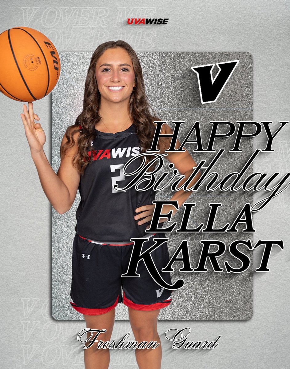 UVA WISE BASKETBALL (@uvawisewbb) on Twitter photo Wishing the HAPPIEST birthday to freshman guard <a href="/EllaKarst/">Ella Karst</a>! Hope it's the best one yet! 🥳
#VoverMe Wishing the HAPPIEST birthday to freshman guard <a href="/EllaKarst/">Ella Karst</a>! Hope it's the best one yet! 🥳
#VoverMe