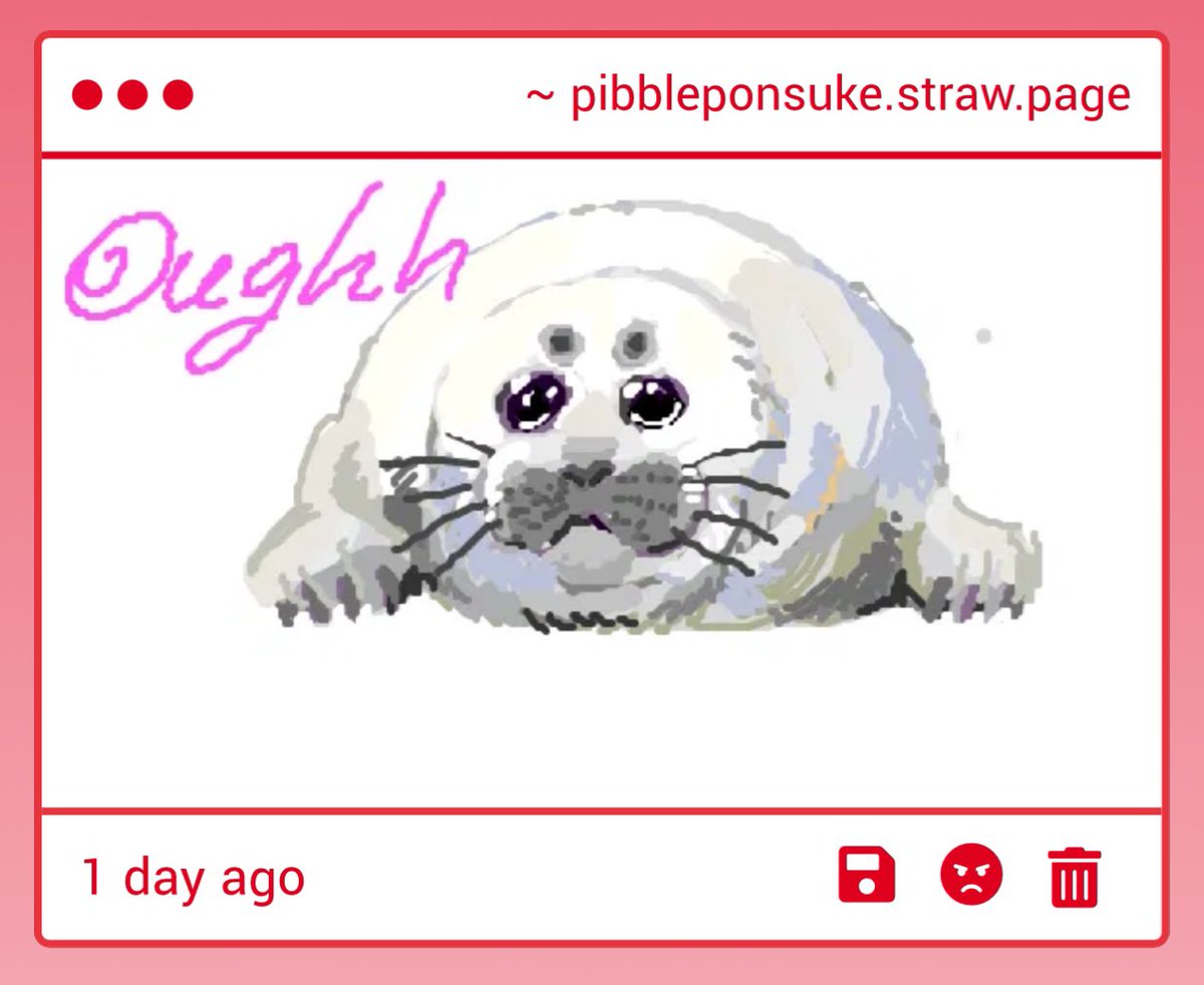 WHO DREW THIS OMG 🦭🦭🦭❤️❤️❤️❤️❤️❤️❤️🦭🦭🦭🦭❤️❤️❤️ OUYYGGHH #sealtwt